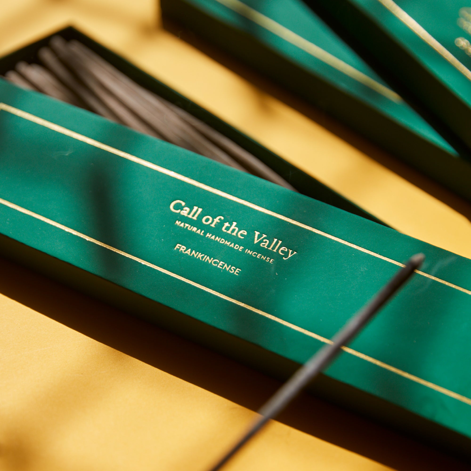 Hand rolled 100% natural frankincense incense by call of the valley home fragrance