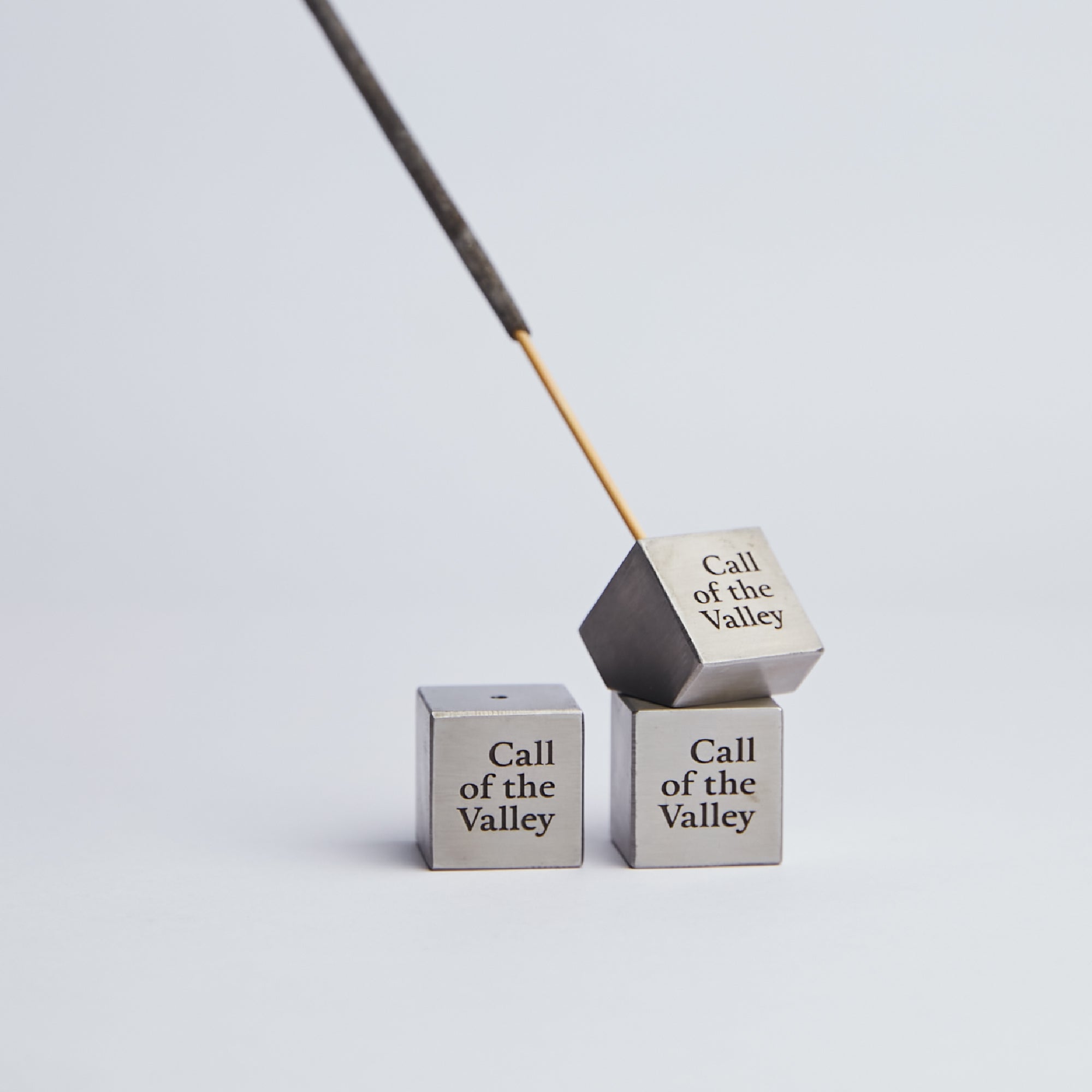 Bevelled edge incense older stainless steel by call of the valley